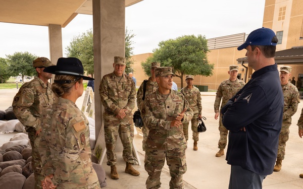 SAF/IE Borders tours JBSA-Lackland MWD and BMT facilities