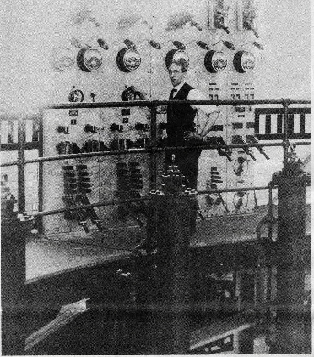 Test Engineer at Portsmouth Naval Shipyard, 1904