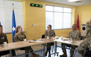 Brig. Gen. Jacob Hammons visit PRANG