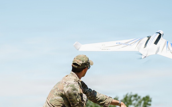 184th Wing Point Defense Battle Lab tests autonomous drone swarms at Smoky Hill