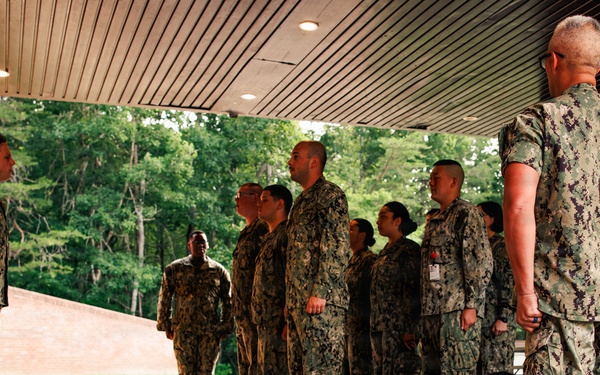 Therapy Dog Bristol visits Marines and Sailors aboard MCB Quantico health clinics