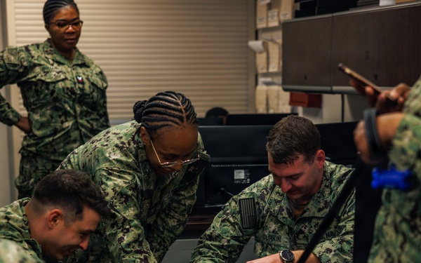Therapy Dog Bristol visits Marines and Sailors aboard MCB Quantico health clinics