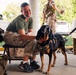 Therapy Dog Bristol visits Marines and Sailors aboard MCB Quantico health clinics