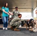 Therapy Dog Bristol visits Marines and Sailors aboard MCB Quantico health clinics