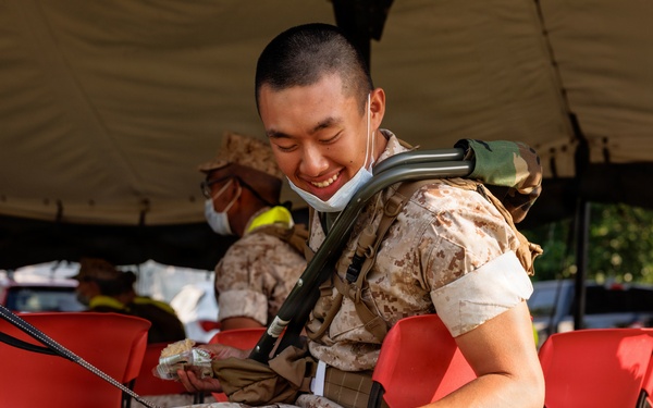 Therapy Dog Bristol visits Marines and Sailors aboard MCB Quantico health clinics