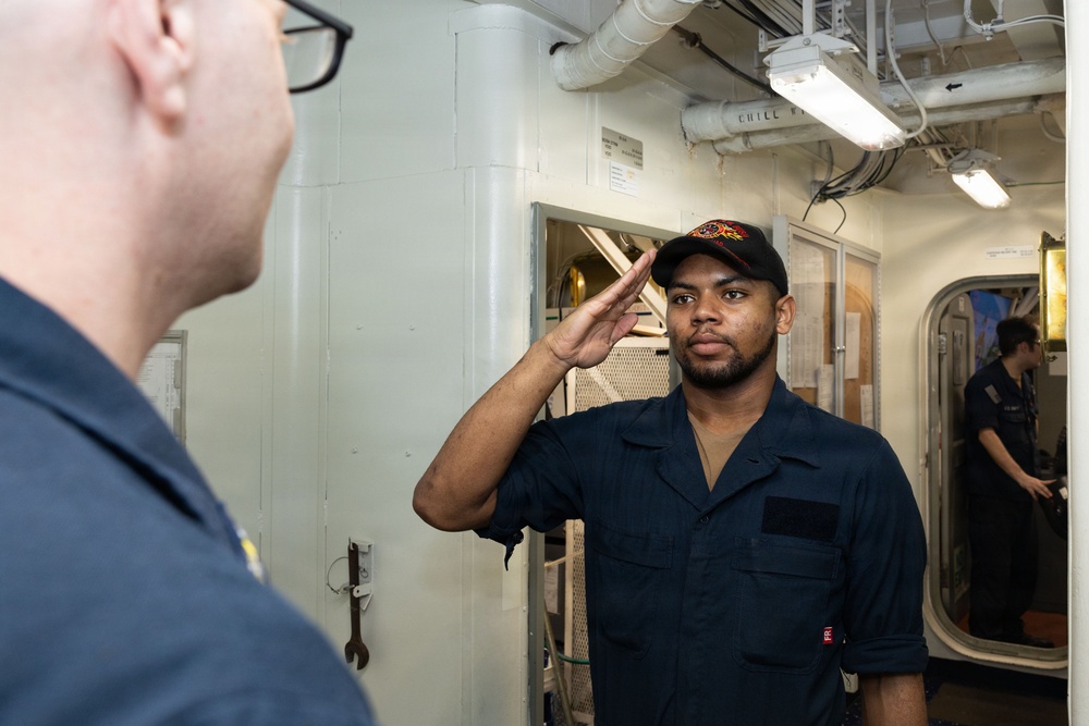 USS George H.W. Bush Conducts Operations