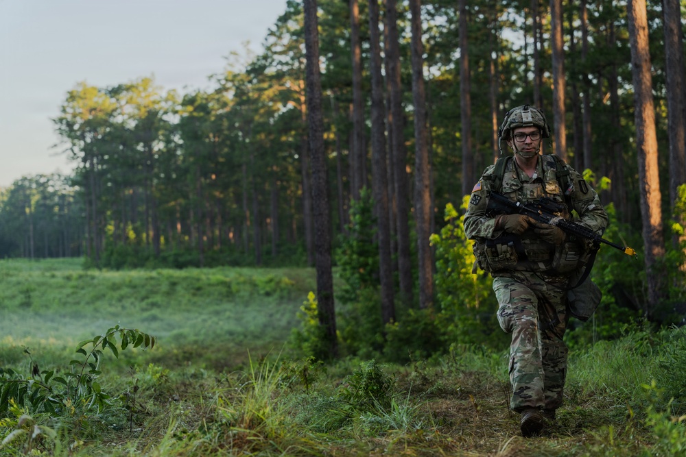 Inspecting Defensive Positions at Operation Sentinel Justice