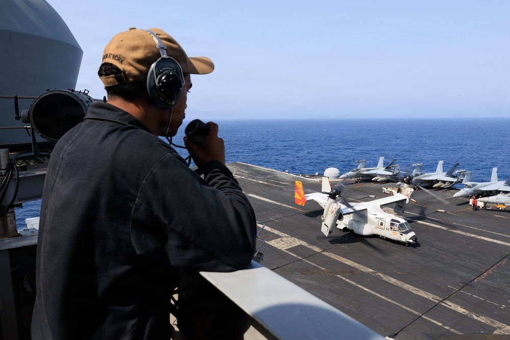 USS George H.W. Bush Conducts Operations