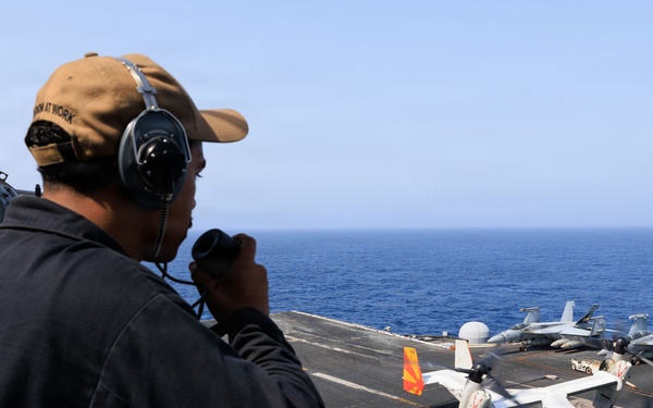 USS George H.W. Bush Conducts Operations