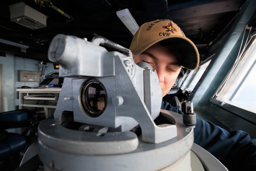 USS George H.W. Bush Conducts Operations