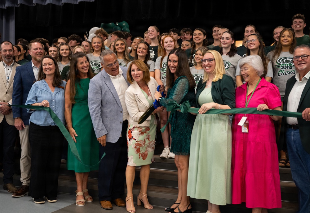 Hurlburt Field leadership attends Soundside High School ribbon cutting