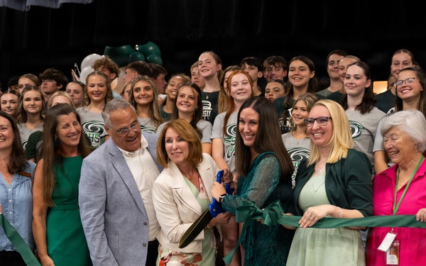 Hurlburt Field leadership attends Soundside High School ribbon cutting