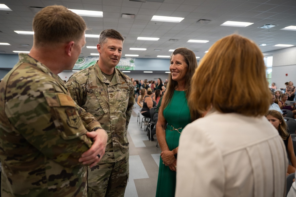 Hurlburt Field leadership attends Soundside High School ribbon cutting