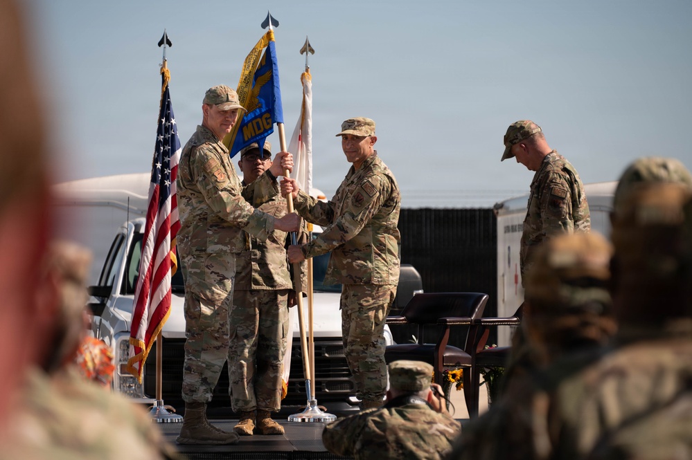Colonel Shahzad Jahromi Assumes Command of the 144th Medical Group