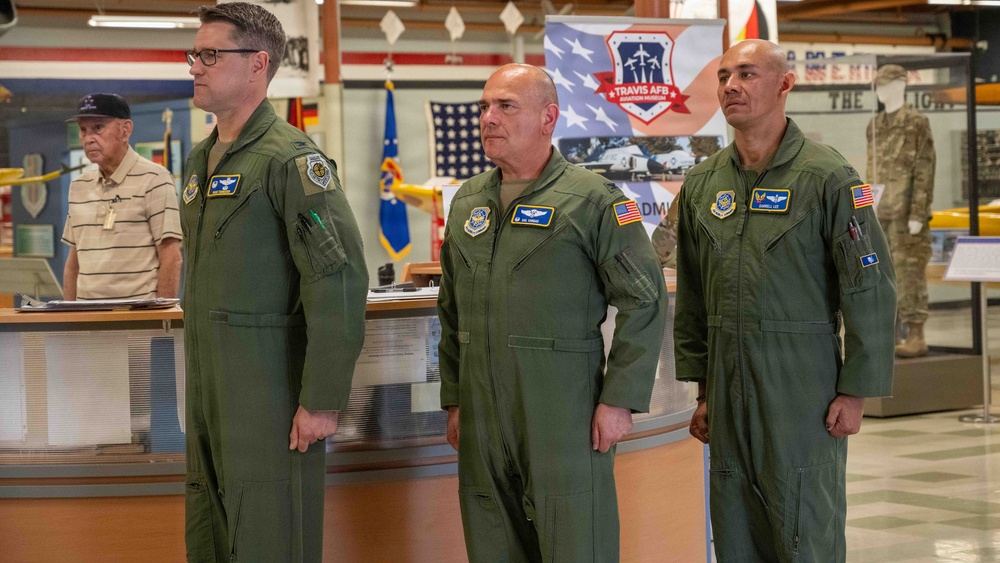 60th AES change of command ceremony
