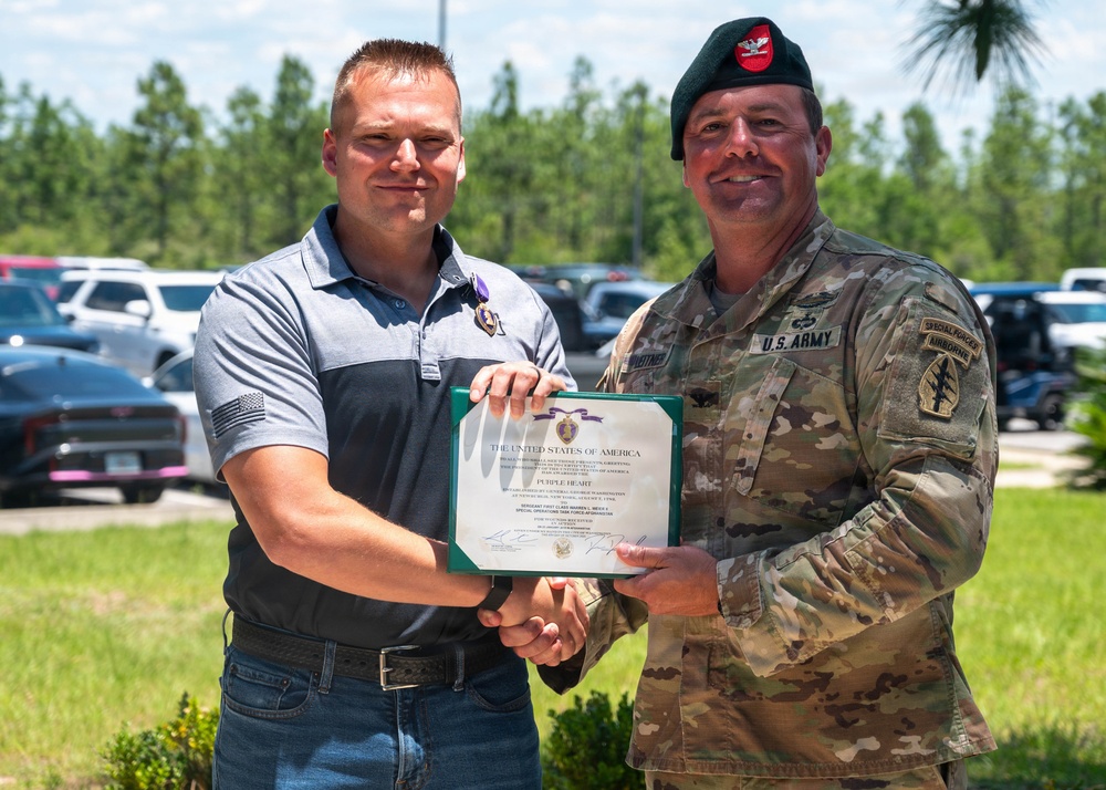 Purple Heart Presentation Honors Service, Sacrifice, and Resilience