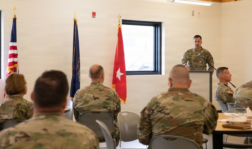 Service members attend the Commander's Prayer Breakfast