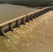 UAS photo of Toad Suck Lock and Dam