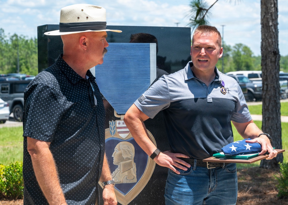 Purple Heart Presentation Honors Service, Sacrifice, and Resilience
