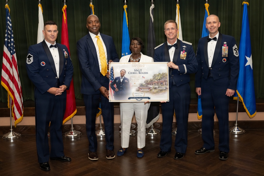 Rogers Airman Leadership School holds memorial tribute