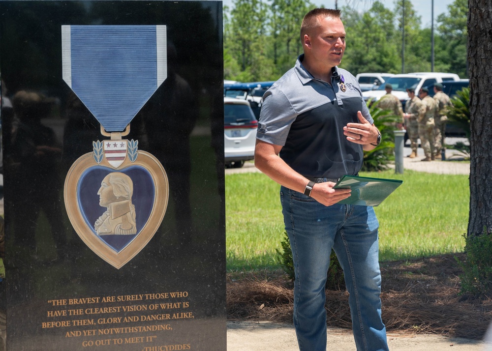 Purple Heart Presentation Honors Service, Sacrifice, and Resilience