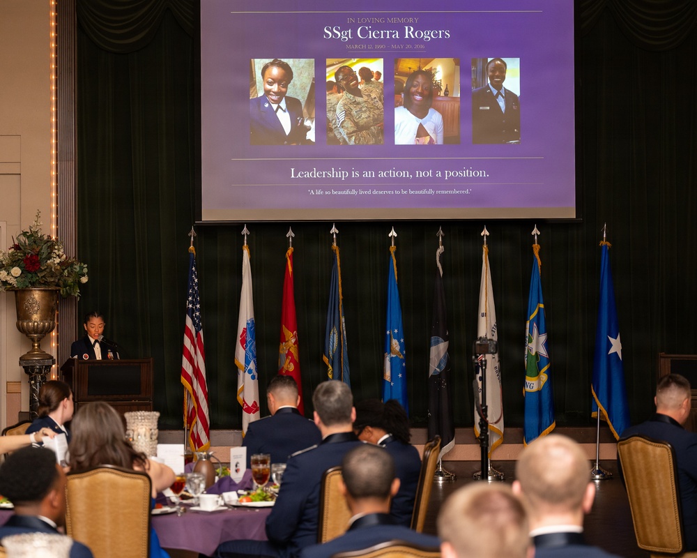 Rogers Airman Leadership School holds memorial tribute