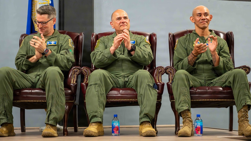 60th AES change of command ceremony