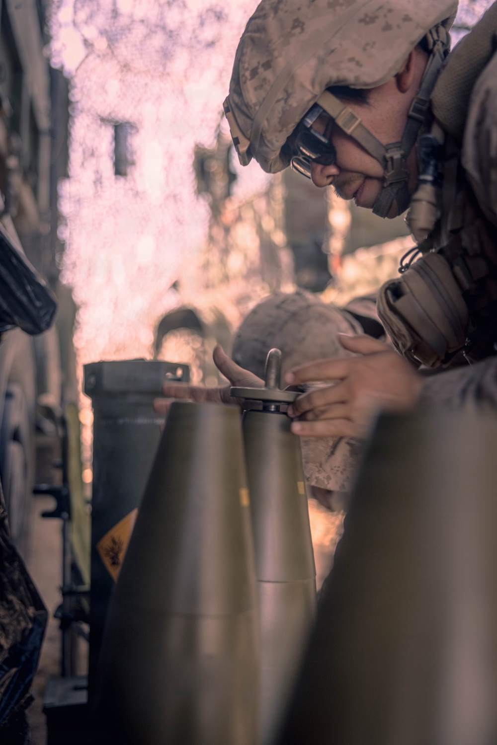 5th Battalion, 14th Regiment, conduct live artillery fire