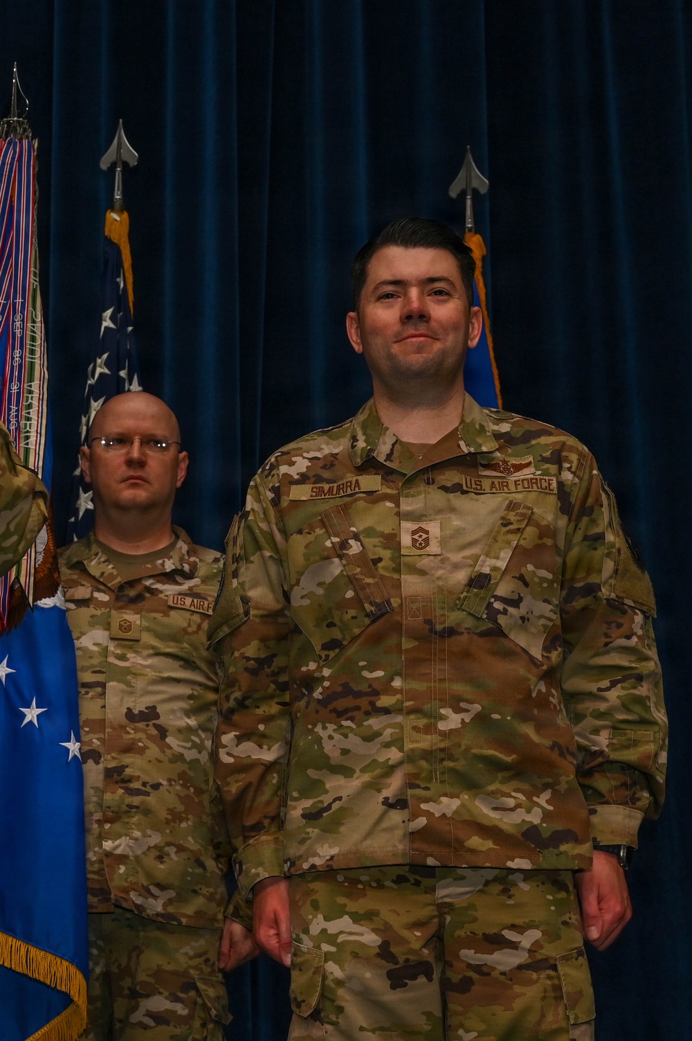 Simurra assumes responsibility as 908th FTW Command Chief