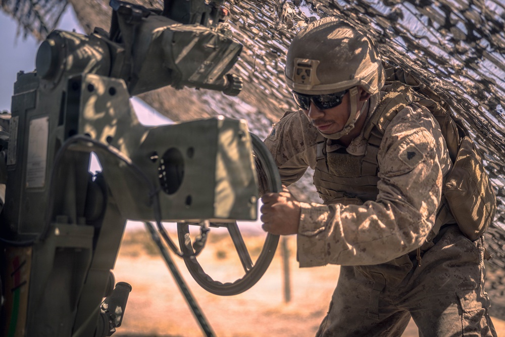 5th Battalion, 14th Regiment, conduct live artillery fire