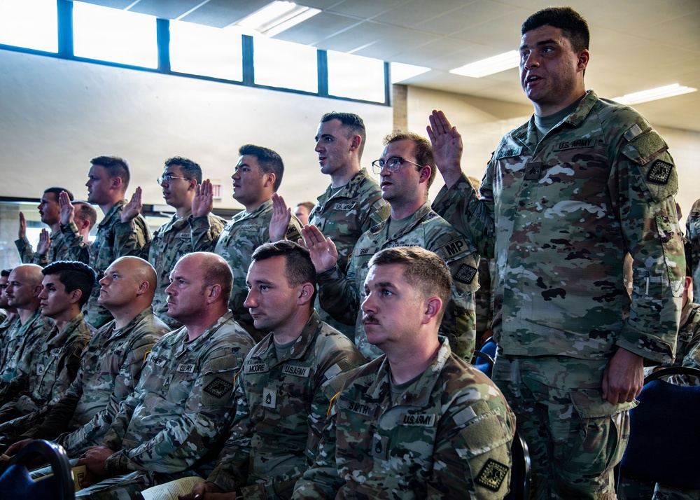 87th Troop Command Non-Commissioned Officer Induction Ceremony