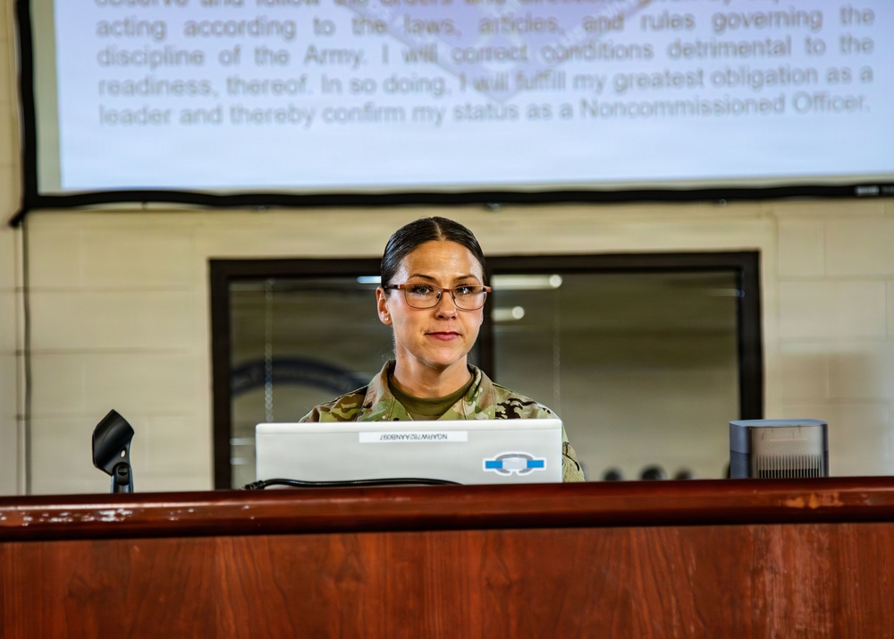 87th Troop Command Non-Commissioned Officer Induction Ceremony