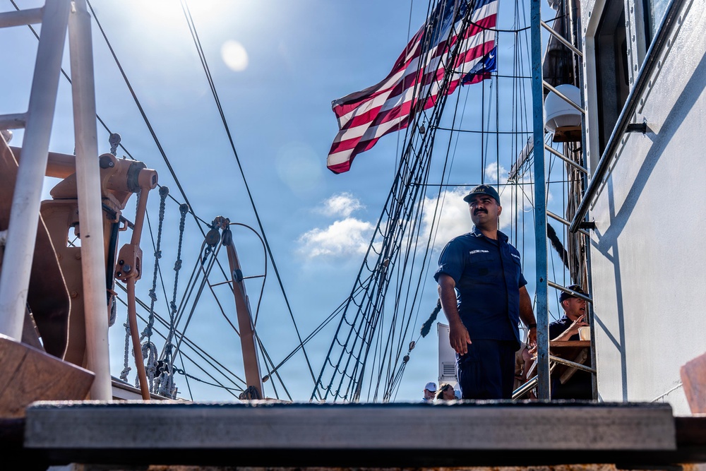 U.S. Coast Guard Cutter Eagle Visits Joint Base Charleston