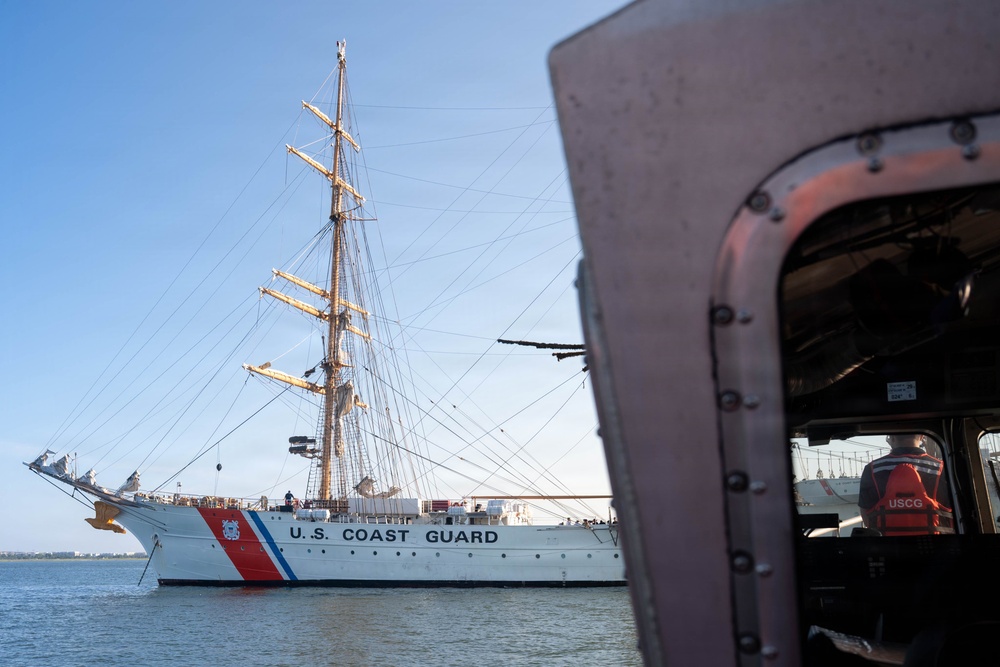 U.S. Coast Guard Cutter Eagle Visits Joint Base Charleston