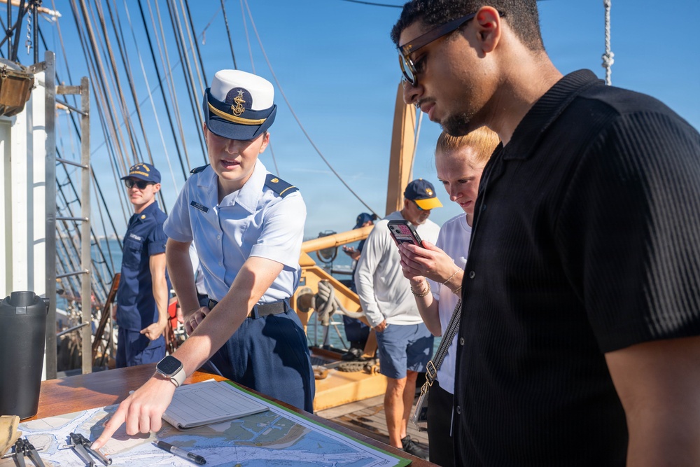 U.S. Coast Guard Cutter Eagle Visits Joint Base Charleston