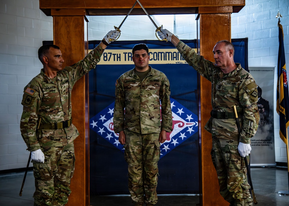 87th Troop Command Non-Commissioned Officer Induction Ceremony