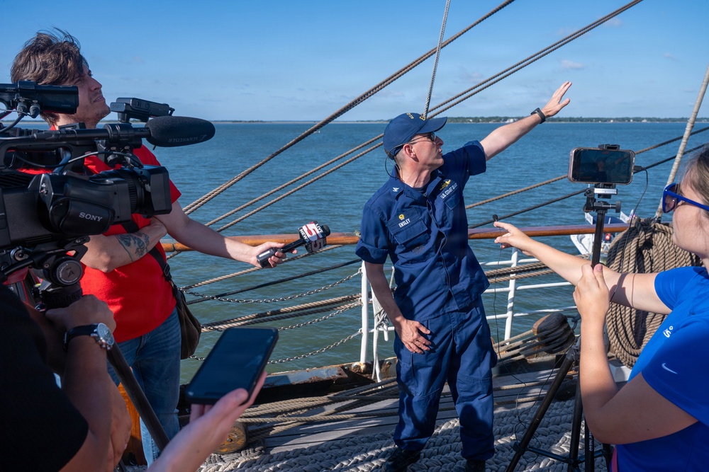 U.S. Coast Guard Cutter Eagle Visits Joint Base Charleston