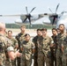The Commandant, Gen. Eric M. Smith, and the Sergeant Major of the Marine Corps, Sgt. Maj. Carlos A. Ruiz, visit MCAS Cherry Point