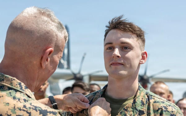 The Commandant, Gen. Eric M. Smith, and the Sergeant Major of the Marine Corps, Sgt. Maj. Carlos A. Ruiz, visit MCAS Cherry Point.