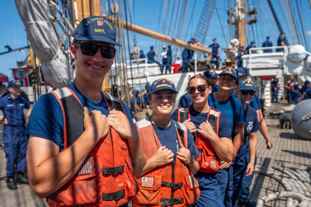 U.S. Coast Guard Cutter Eagle Visits Joint Base Charleston