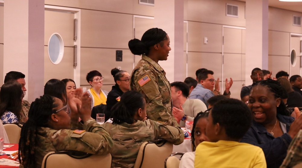 Cpl. Harris Honored for Perfect GPA at BLC During 95th CSSB Event