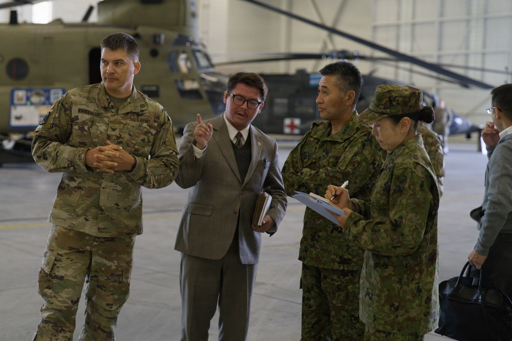 Japanese Ground Self-Defense Force Leader visits 11th Airborne Division