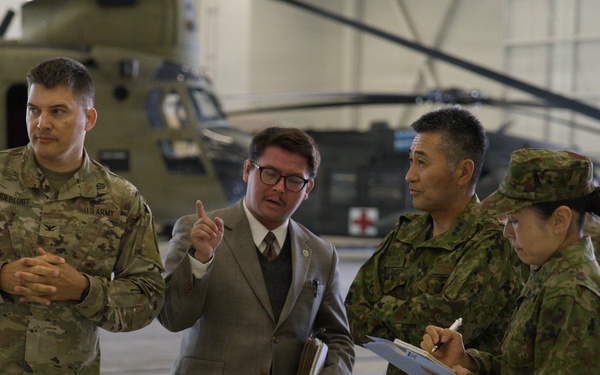 Japanese Ground Self-Defense Force Leader visits 11th Airborne Division