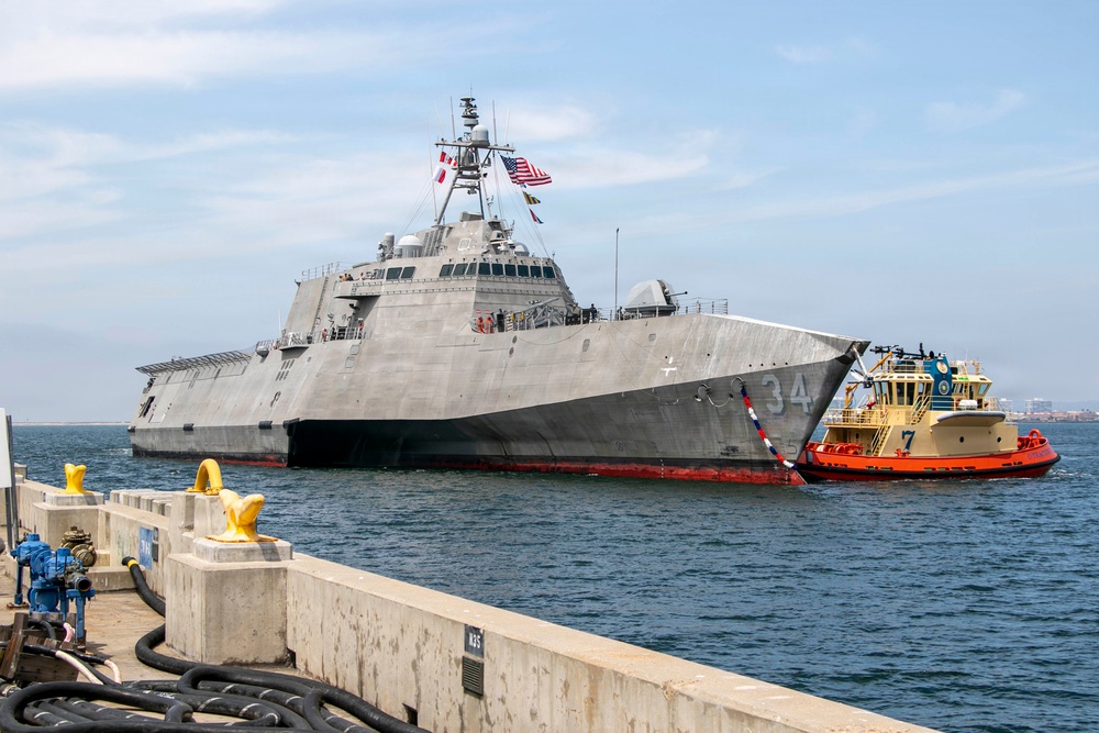 USS Augusta (LCS 34) returns to San Diego