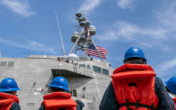USS Augusta (LCS 34) returns to San Diego