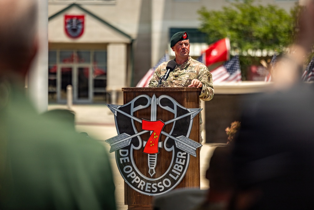 7th Special Forces Group (Airborne) honors legacy, competition and community during Red Empire Week 2026 closing ceremony