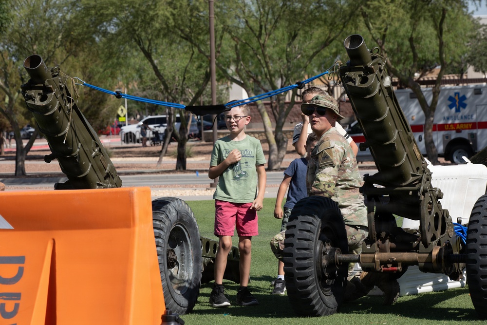 1st Armored Division Artillery Brigade celebrates military families with Jr. Redleg Day