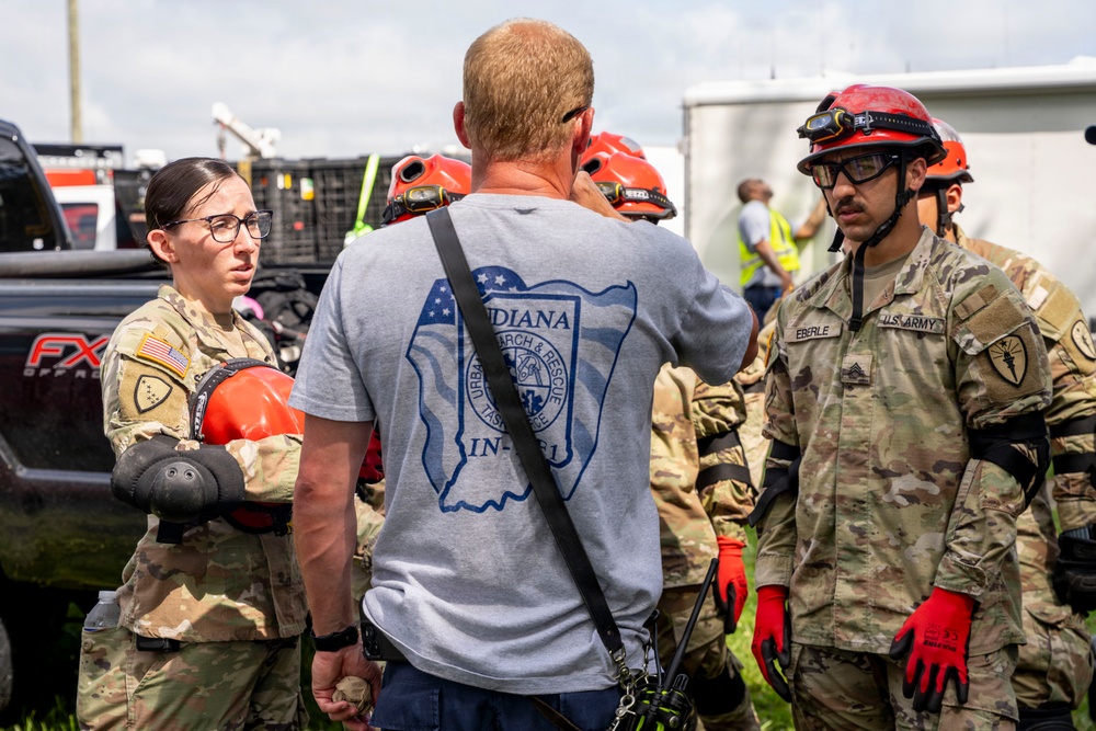 Indiana National Guard, Indiana Task Force 1 Conduct Urban Search and Rescue Training During Homeland Defender 2026
