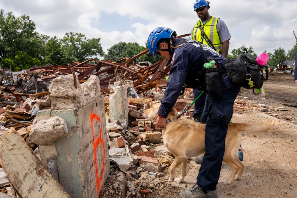 Indiana National Guard, Indiana Task Force 1 Conduct Urban Search and Rescue Training During Homeland Defender 2026