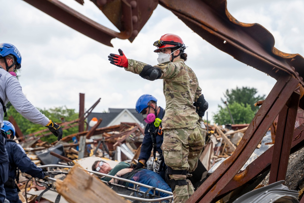 Indiana National Guard, Indiana Task Force 1 Conduct Urban Search and Rescue Training During Homeland Defender 2026